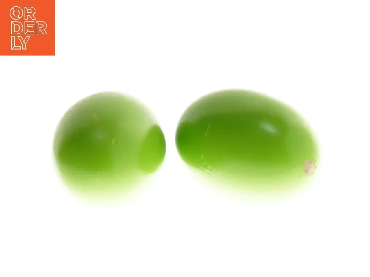 Billede 2 - Grønne Rasle æg (str. 9 cm)