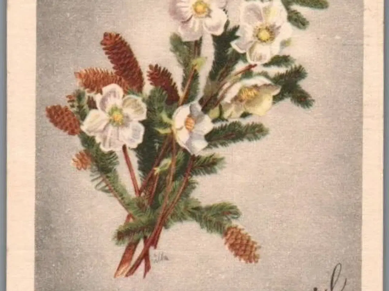 Billede 1 - Illa - Glædelig Jul - Stender Eneret - Serie 264 - Postkort - Brugt