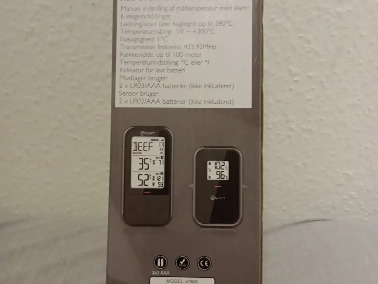 Billede 2 - Stege termometer 