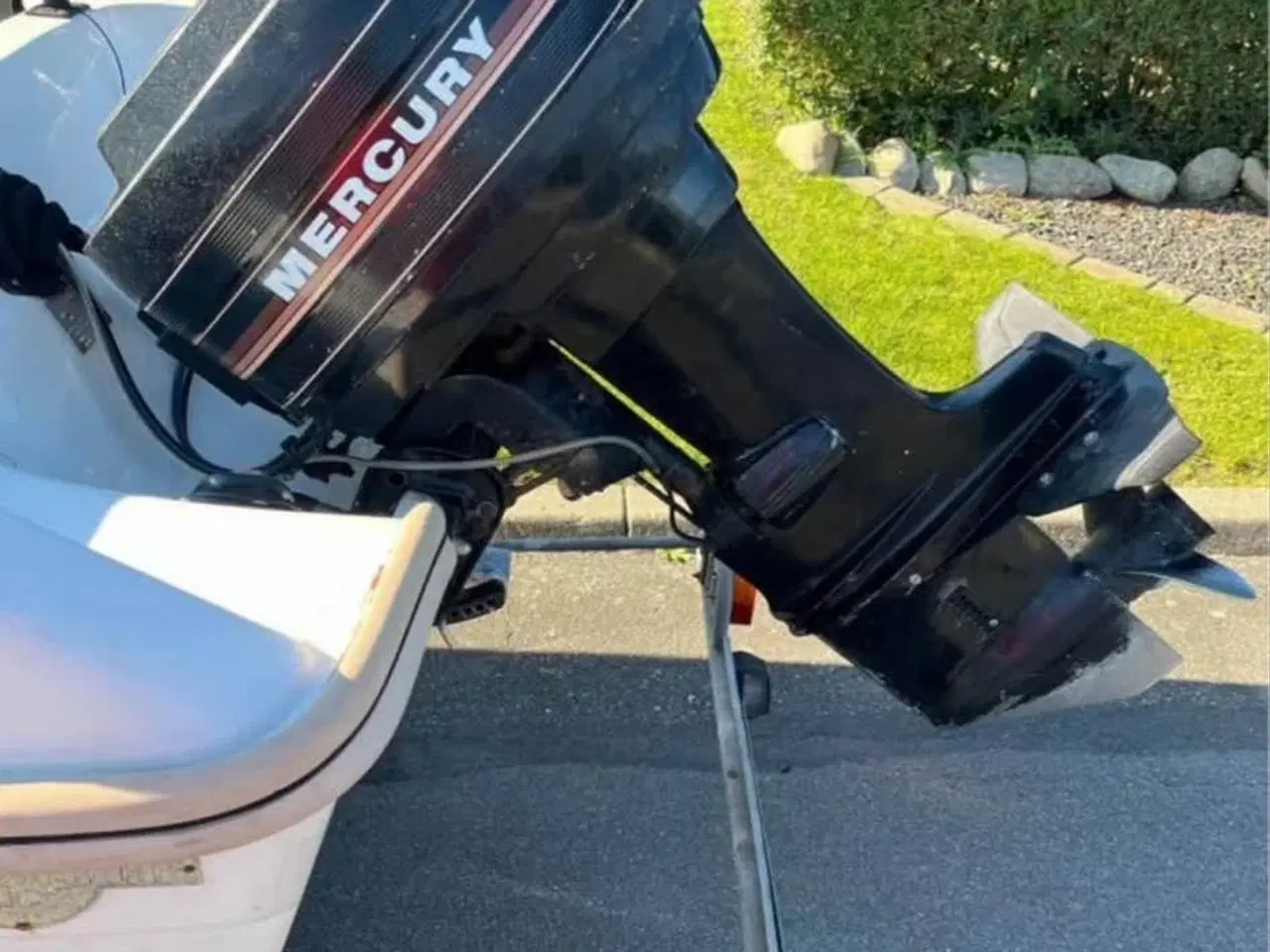 Billede 7 - Jolle Mørebas 15 cabin med trailer og 30hk motor.