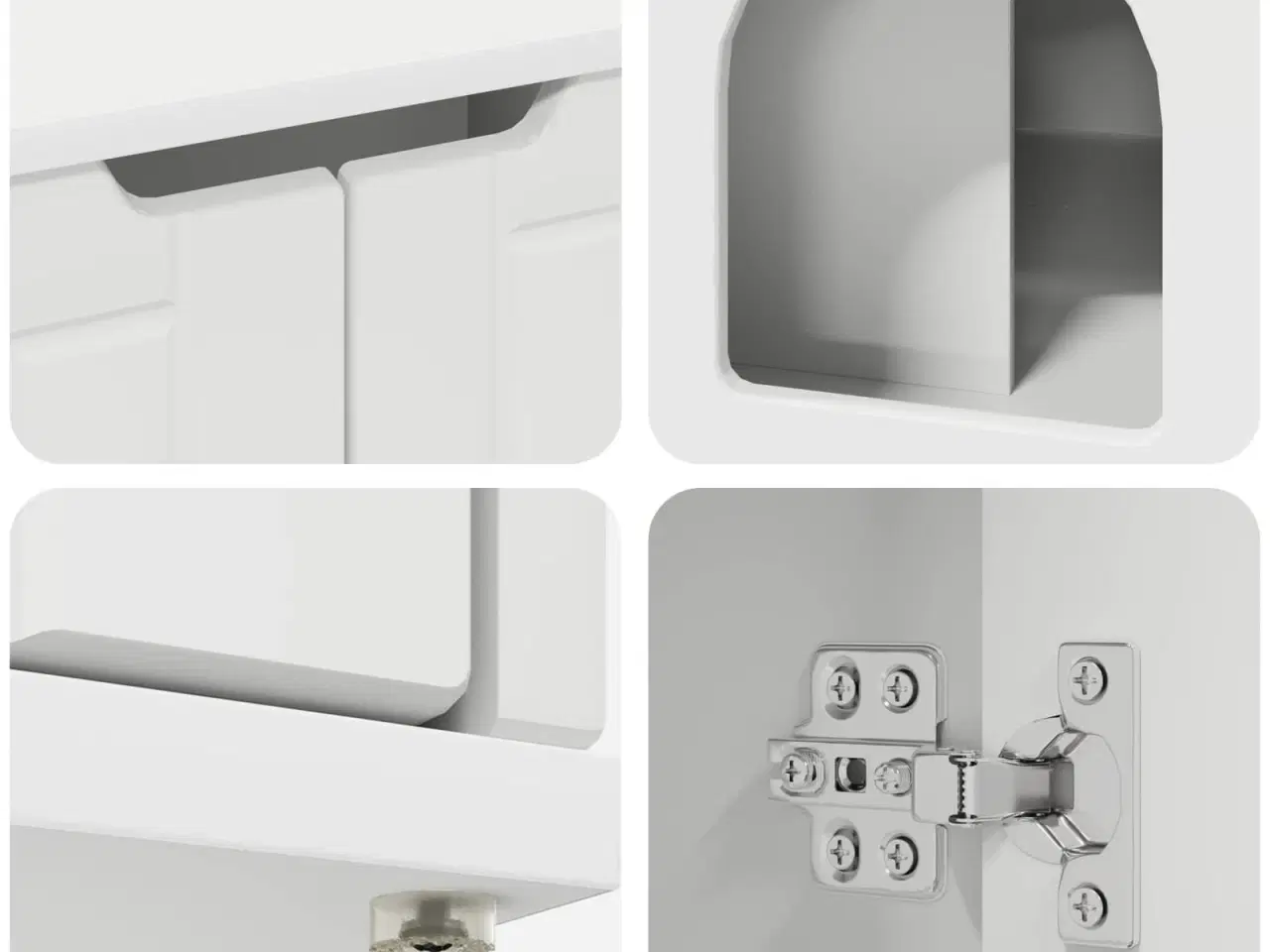 Billede 10 - Kat Hus Hvid 85 x 55 x 50 cm Konstrueret træ