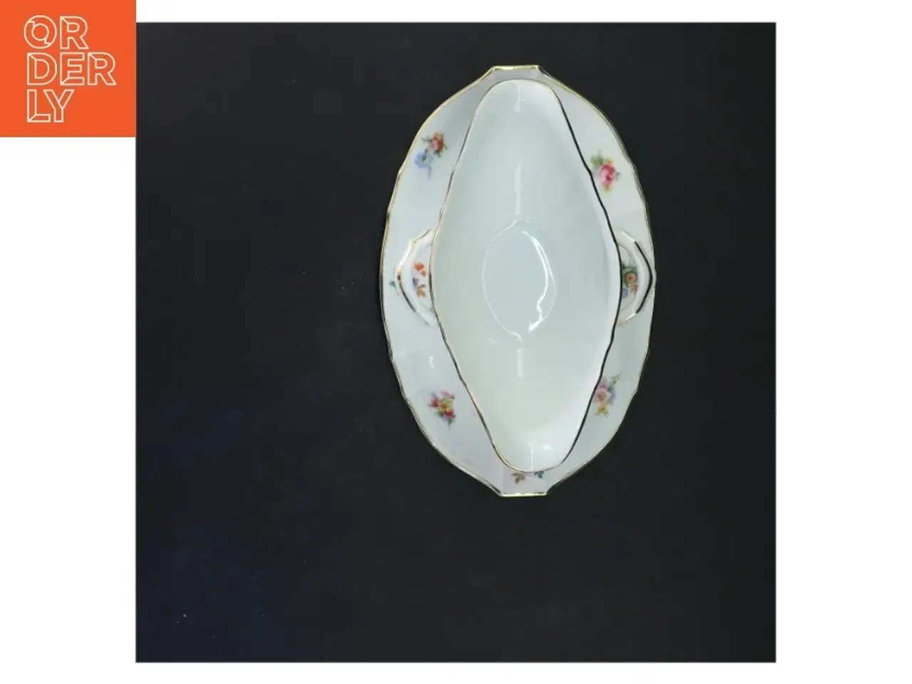 Billede 2 - Sovseskål med underfad (str. 25x11 cm)