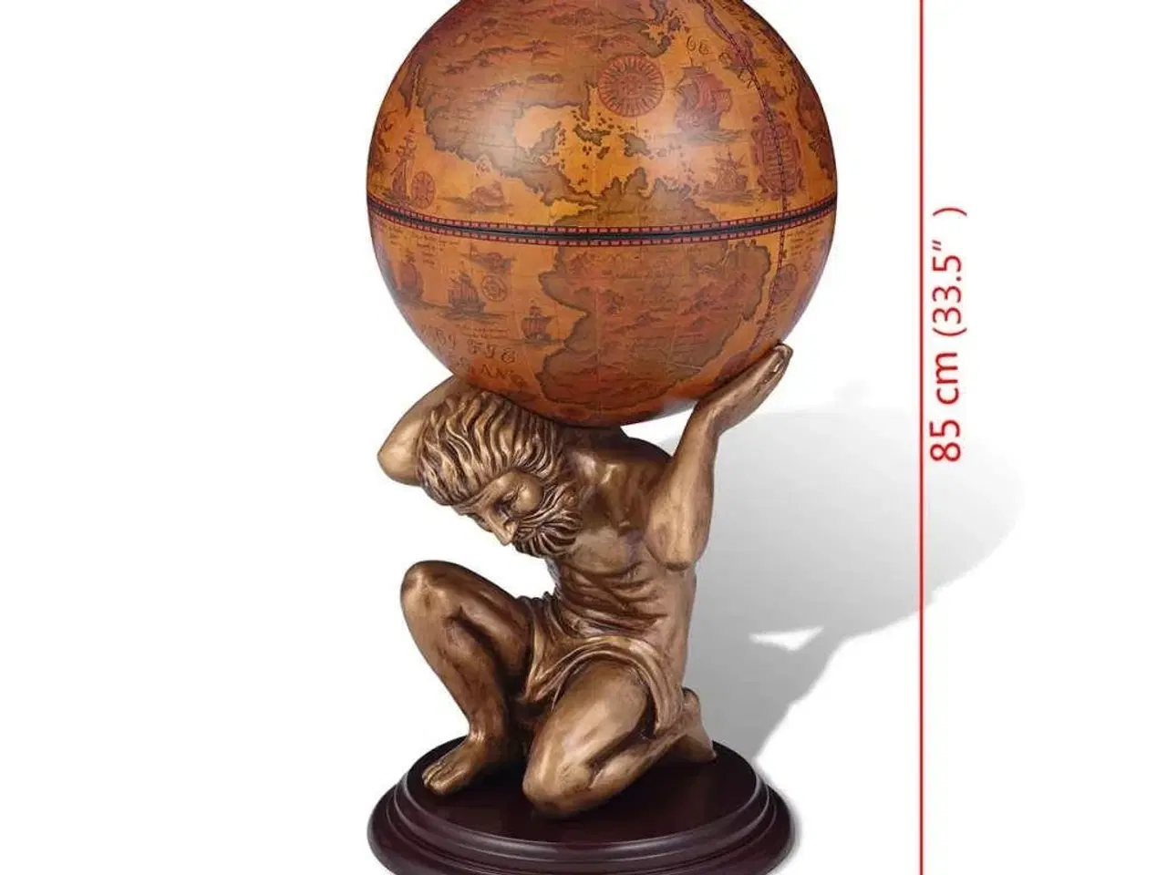 Billede 7 - Globusbarskab/vinskab Atlas 42 x 42 x 85 cm