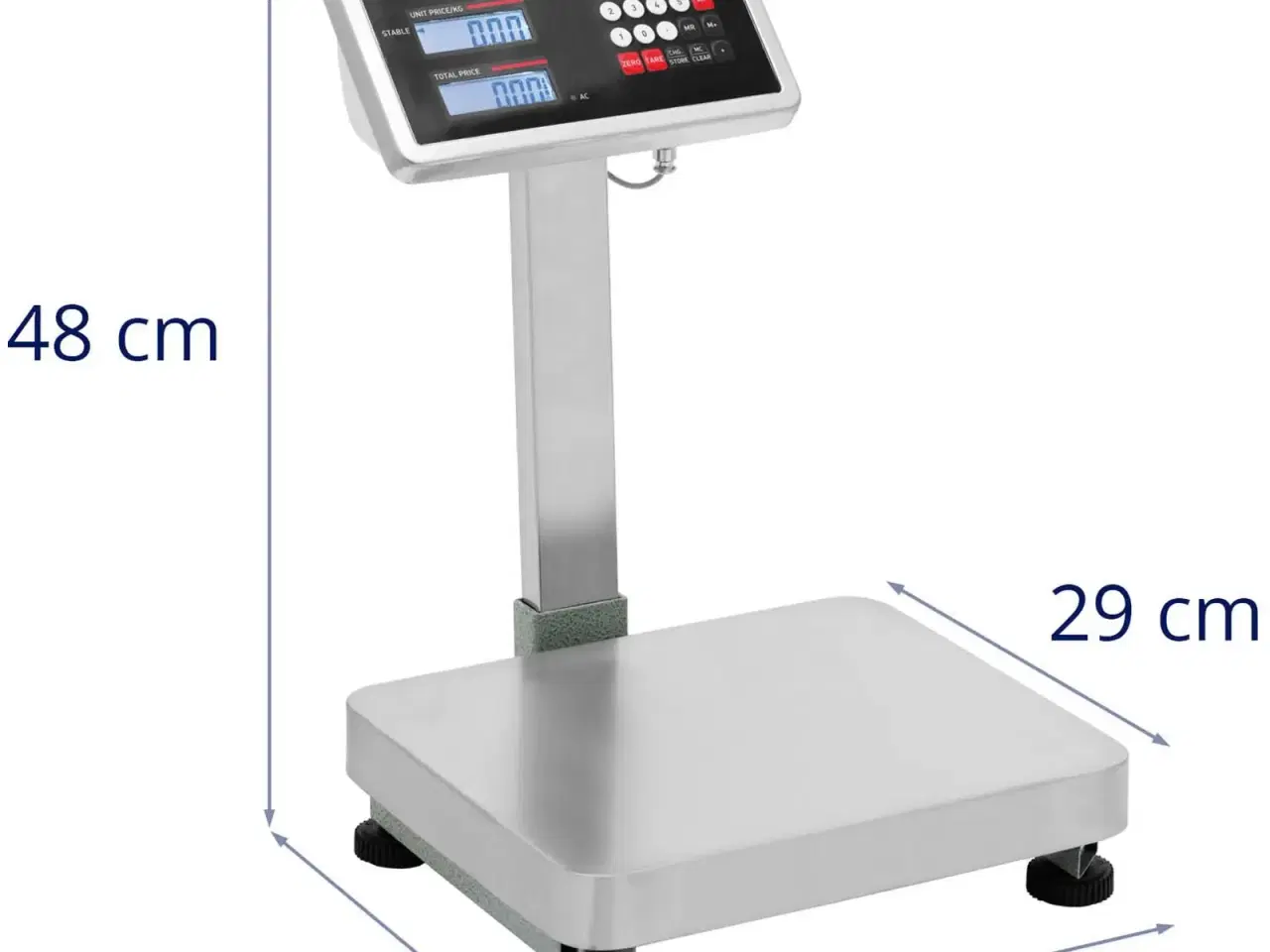 Billede 5 - Butiksvægt – 60 kg / 0,005 kg – kg – LCD