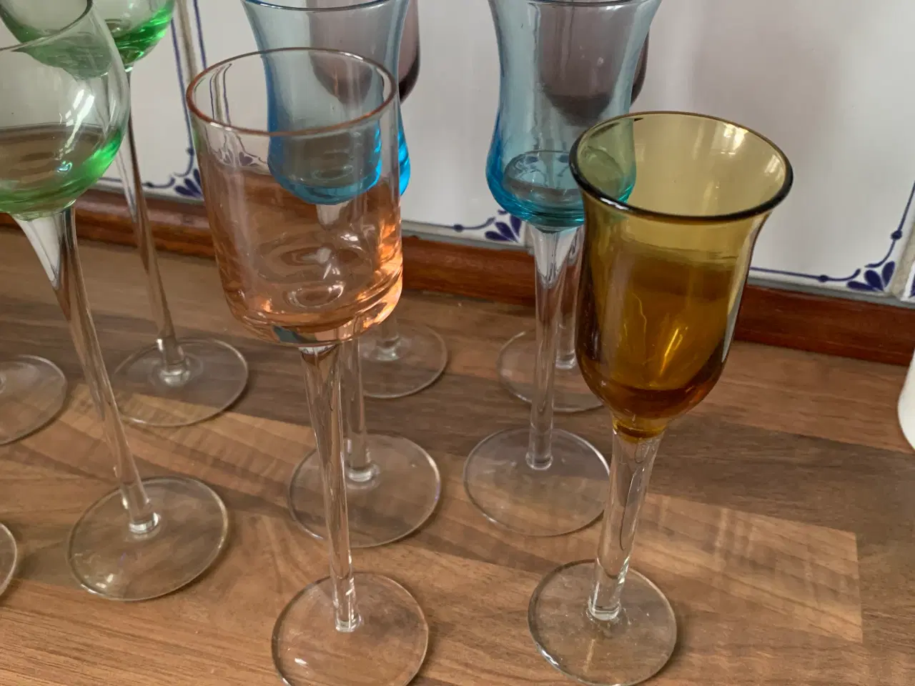 Billede 6 - Snapseglas i forskellige farver 