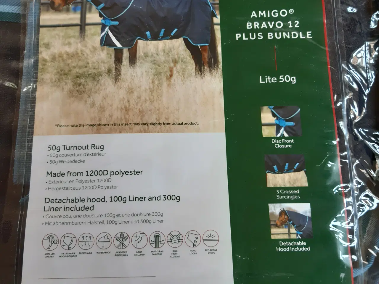 Billede 1 - Dækken Horseware Amigo Bravo 12 plus bundle