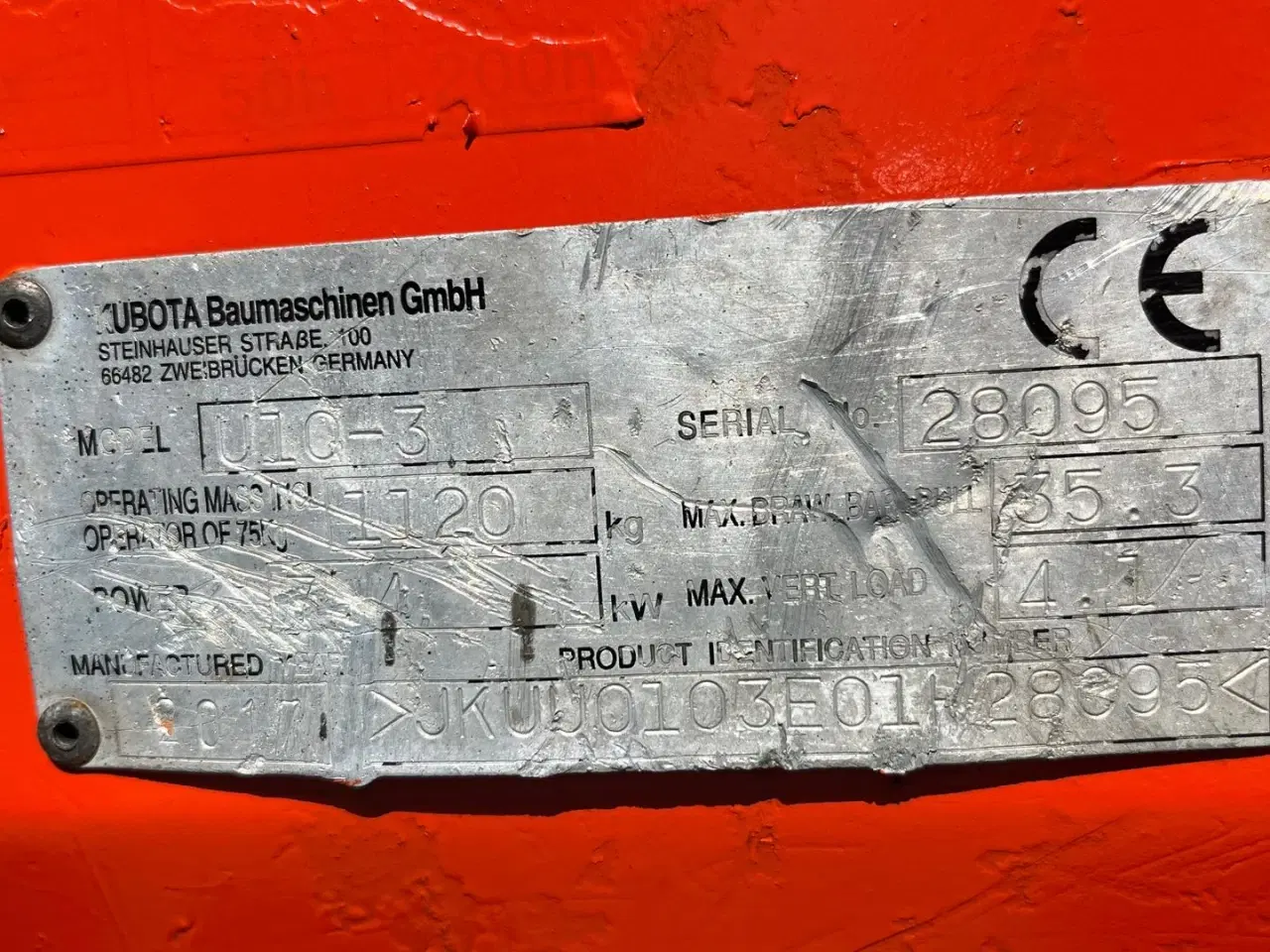 Billede 8 - Kubota U10 EL Eletrisk Minigraver