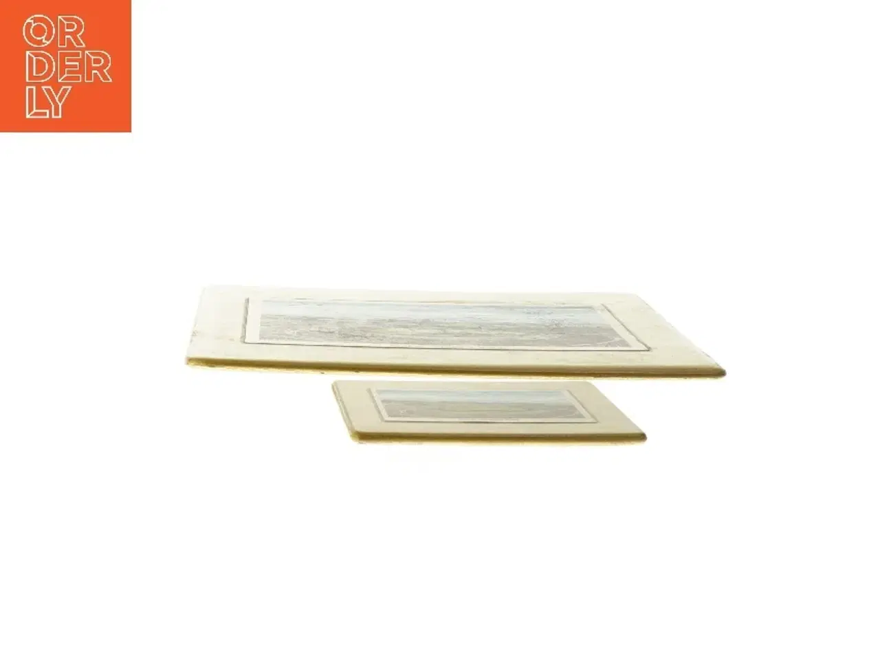 Billede 3 - Vintage bordskånere (str. 19,5x23,5 og 9x11 cm)