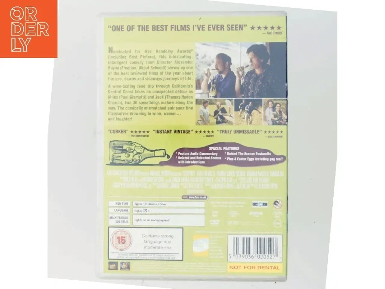 Billede 3 - Sideways med Paul Giamatti (DVD)