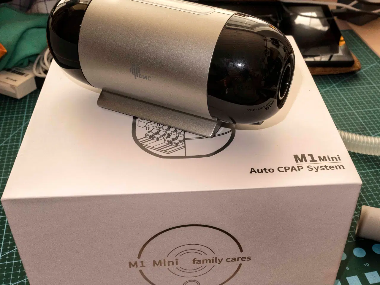 Billede 1 - CPAP rejseudgave (400 g). BMC  M1 mini Auto CPAP.