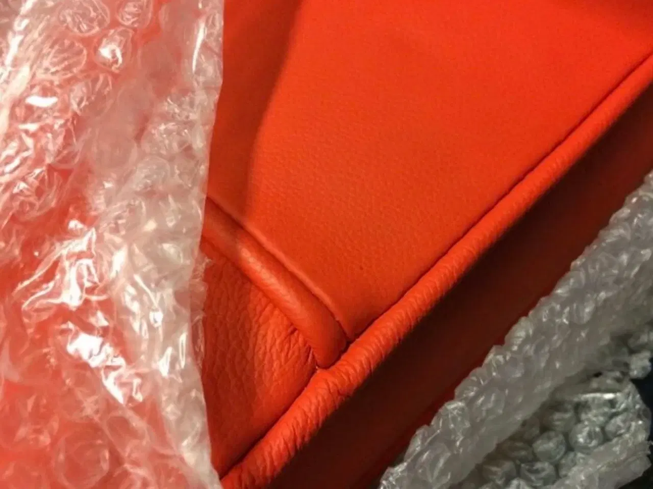 Billede 6 - Chaiselong stol med skammel læder