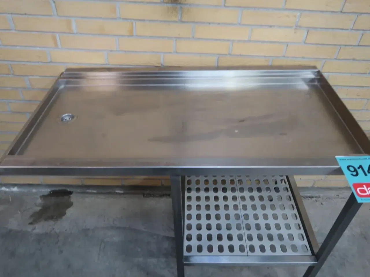 Billede 3 - Rustfri tørrebane med underhylde