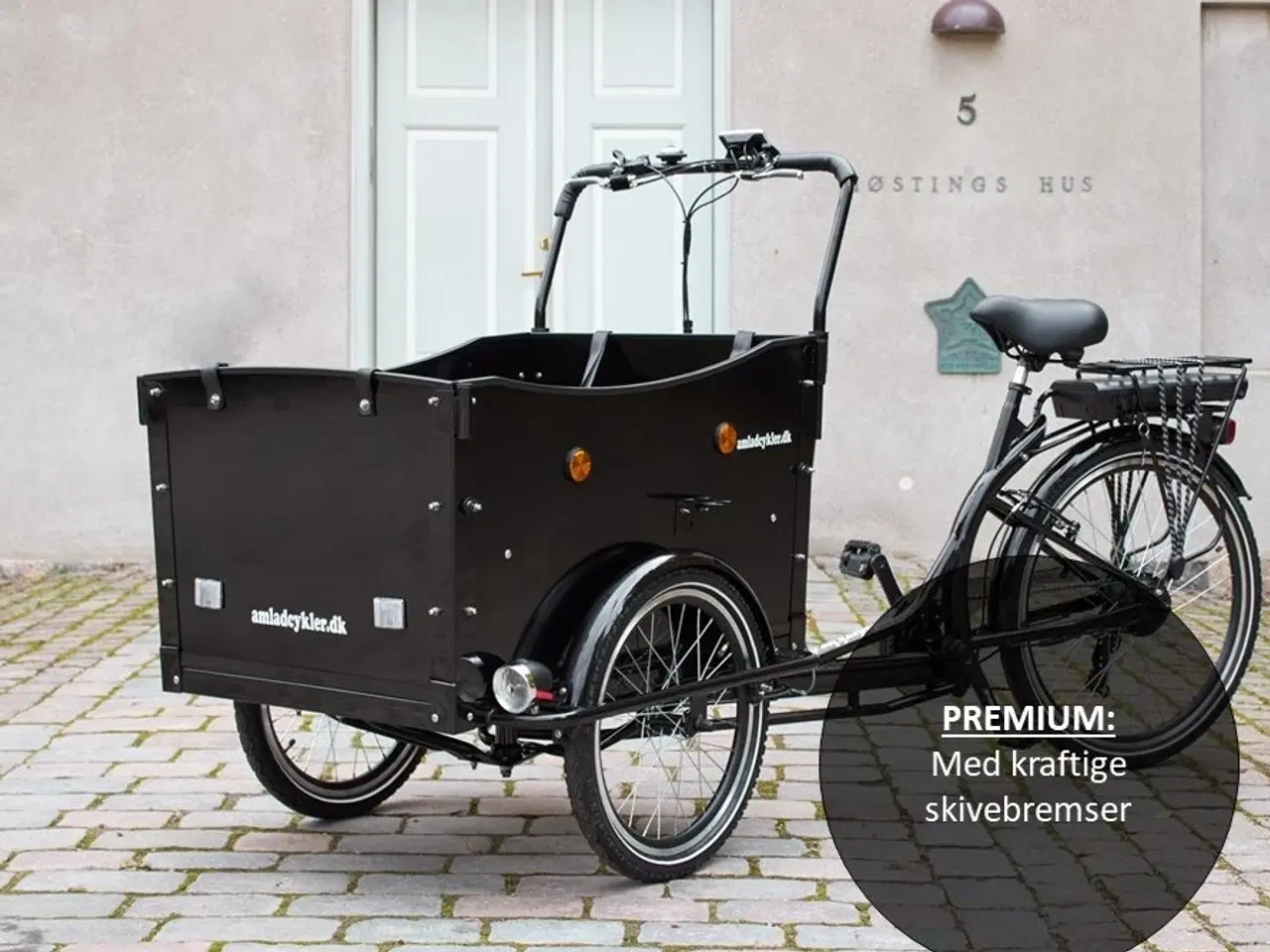 Billede 1 - El Ladcykel – Premium - FABRIKSNY - Skivebremser