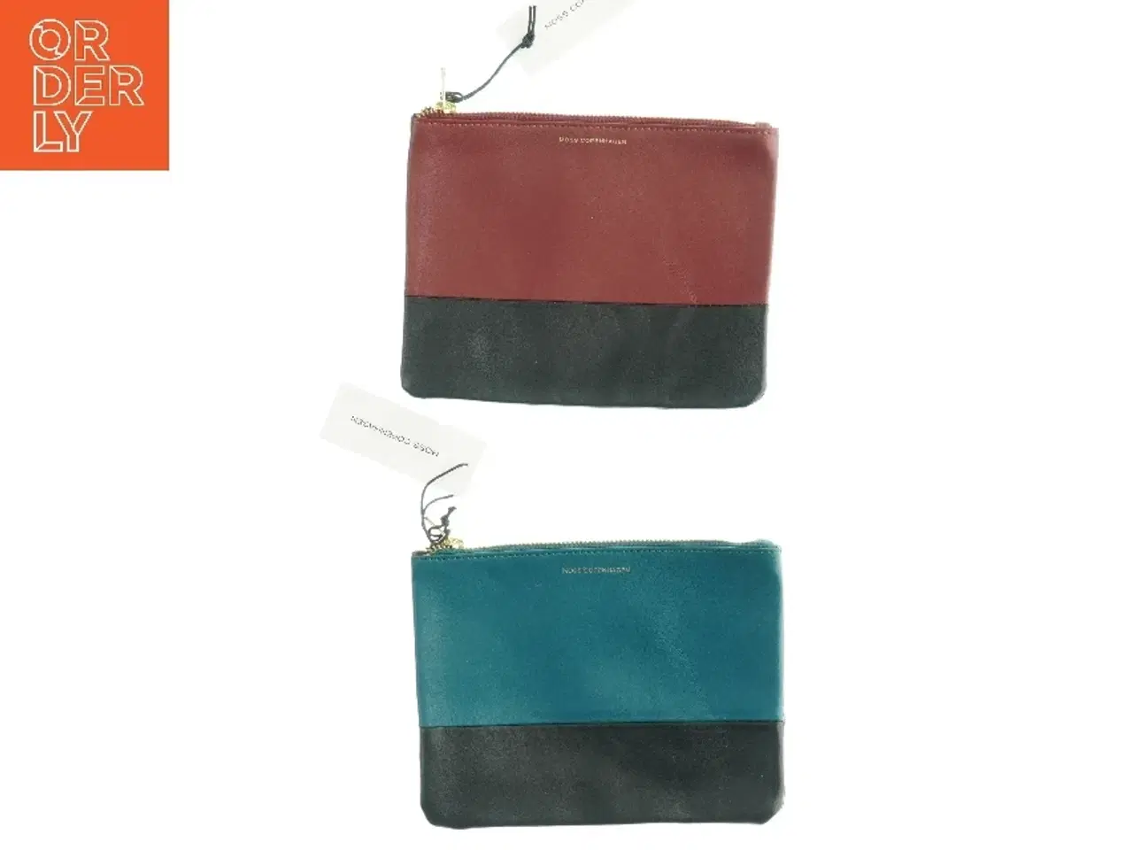 Billede 1 - Moss Copenhagen tofarvet clutch (str. 20 x 16 cm)