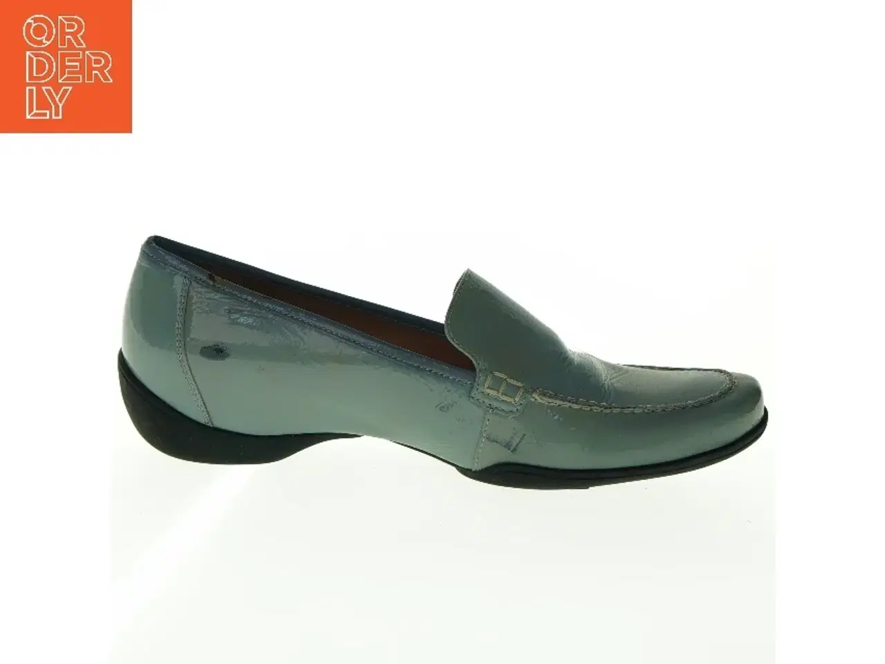 Billede 2 - Blå læder loafers fra Kenneth Cole (str. 8,5)