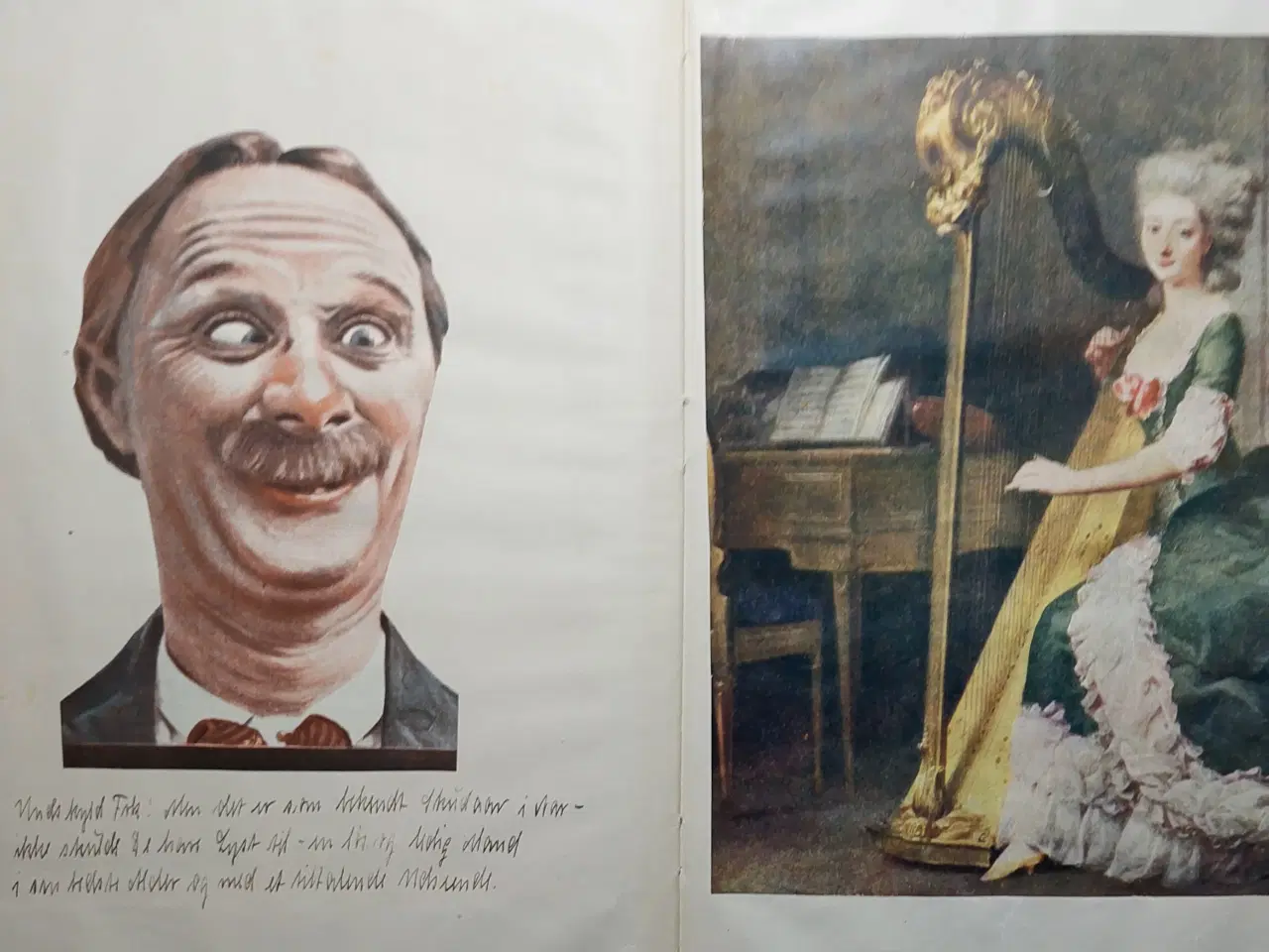 Billede 5 - Hjemmelavet bog med udklip fra 1950-erne