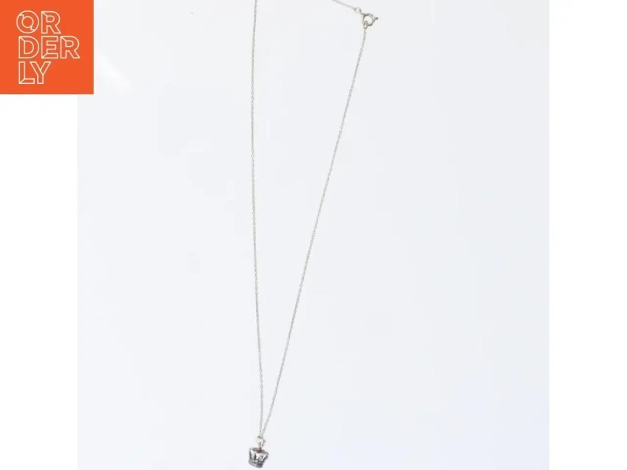 Billede 3 - Halskæde med kronevedhæng (str. 44 cm)