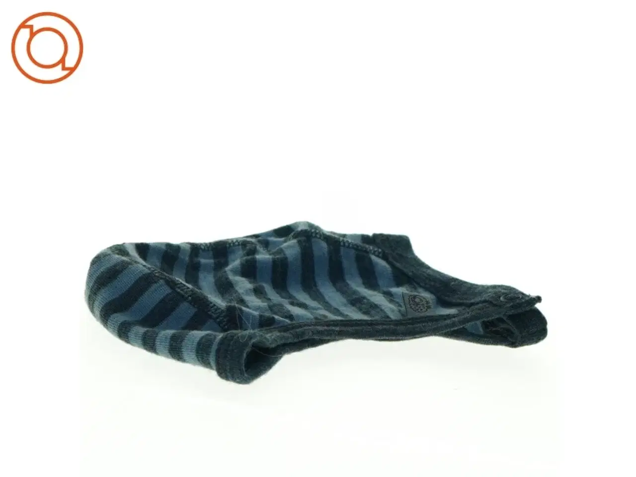 Billede 1 - Blå stribet babyhue (str. 6 til 9 måneder)