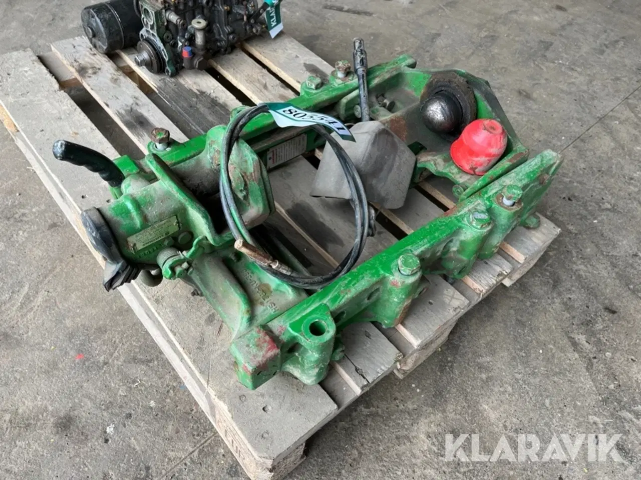 Billede 4 - Træk til John Deere traktor Sauermann HS 7450-JD