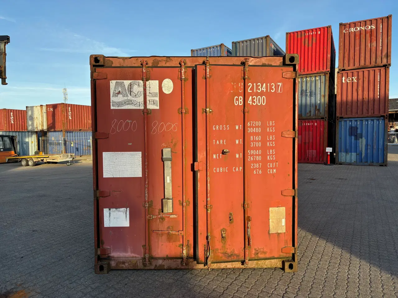 Billede 1 - 40 fods DC Container - ID: ACLU 213413-7