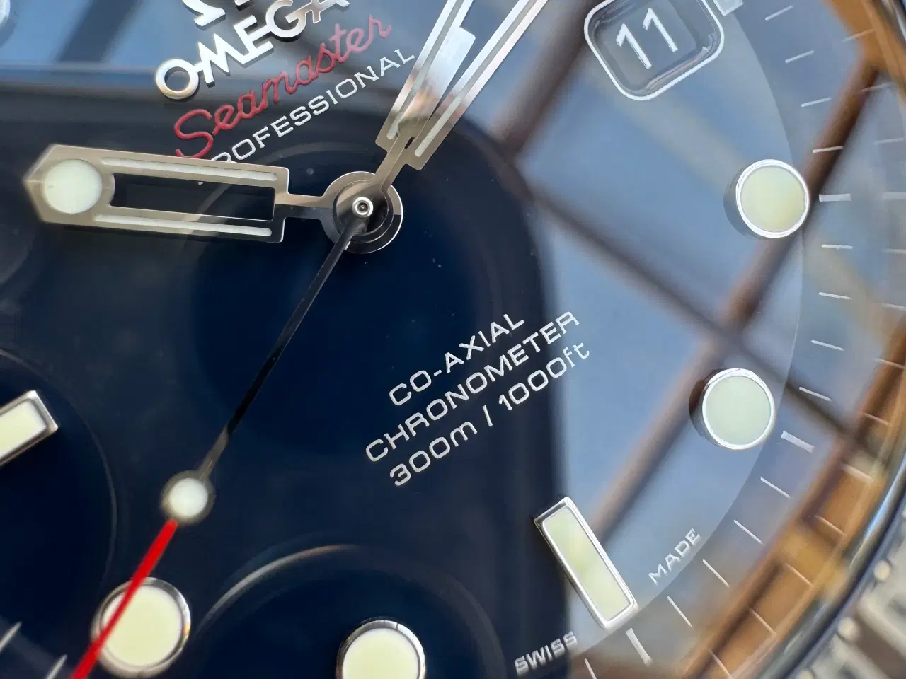 Billede 12 - Omega Seamaster 300 i blå til salg .