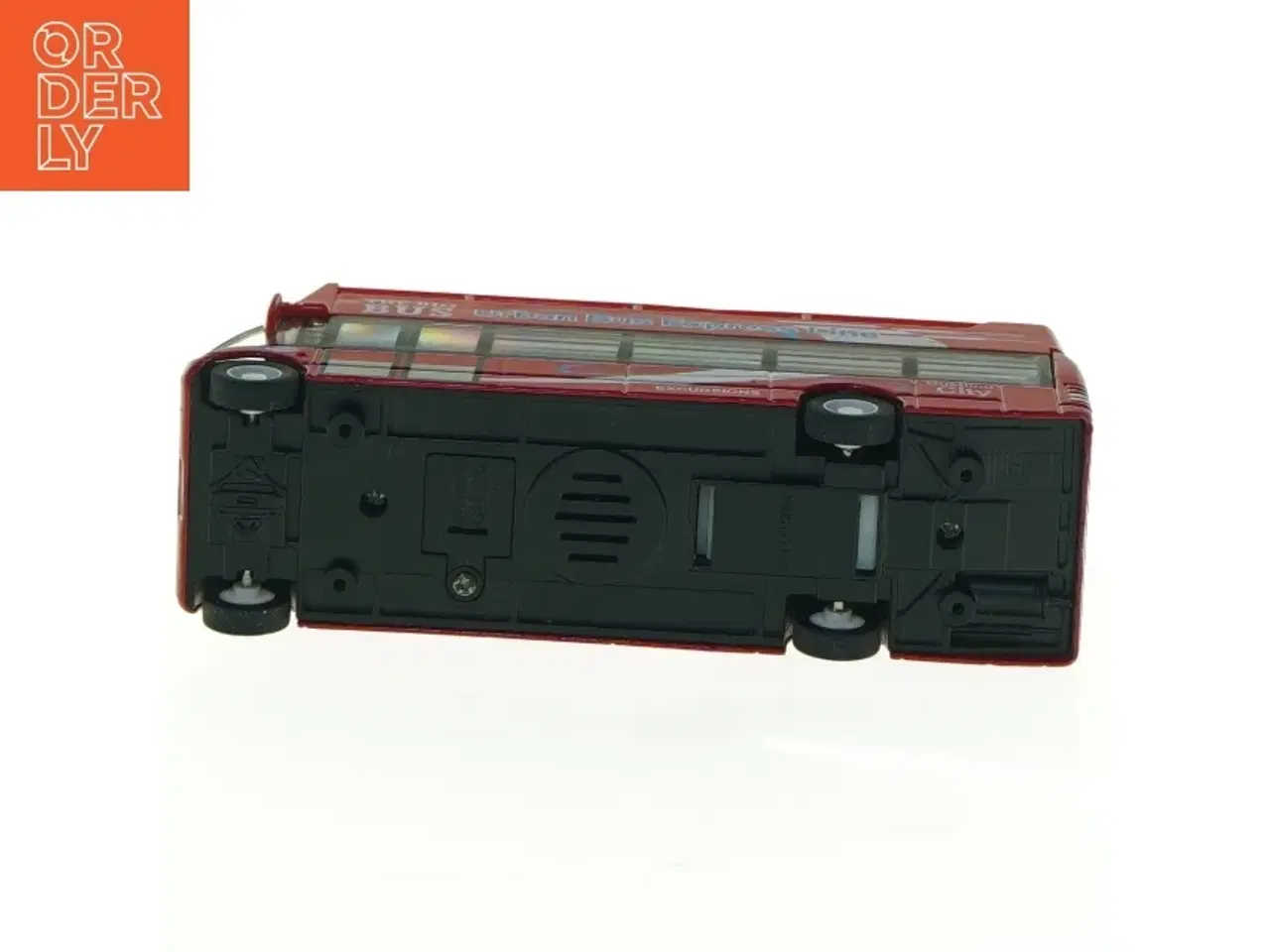 Billede 3 - Modelbus, dobbeltdækker (str. 14 og en halv cm x 4 cm)
