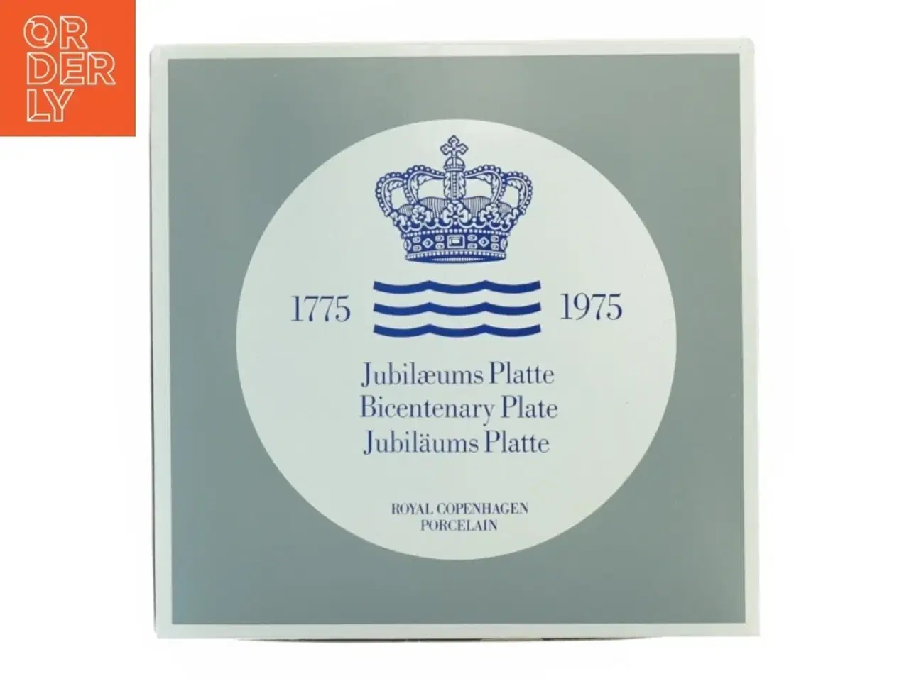 Billede 2 - Royal Copenhagen Jubilæumsplatte fra Royal Copenhagen (str. Diameter 18 cm)