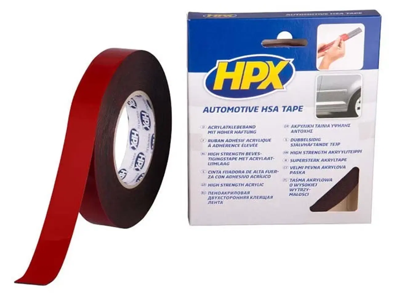Billede 1 - HPX dobbeltklæbende tape 25mm x 10m