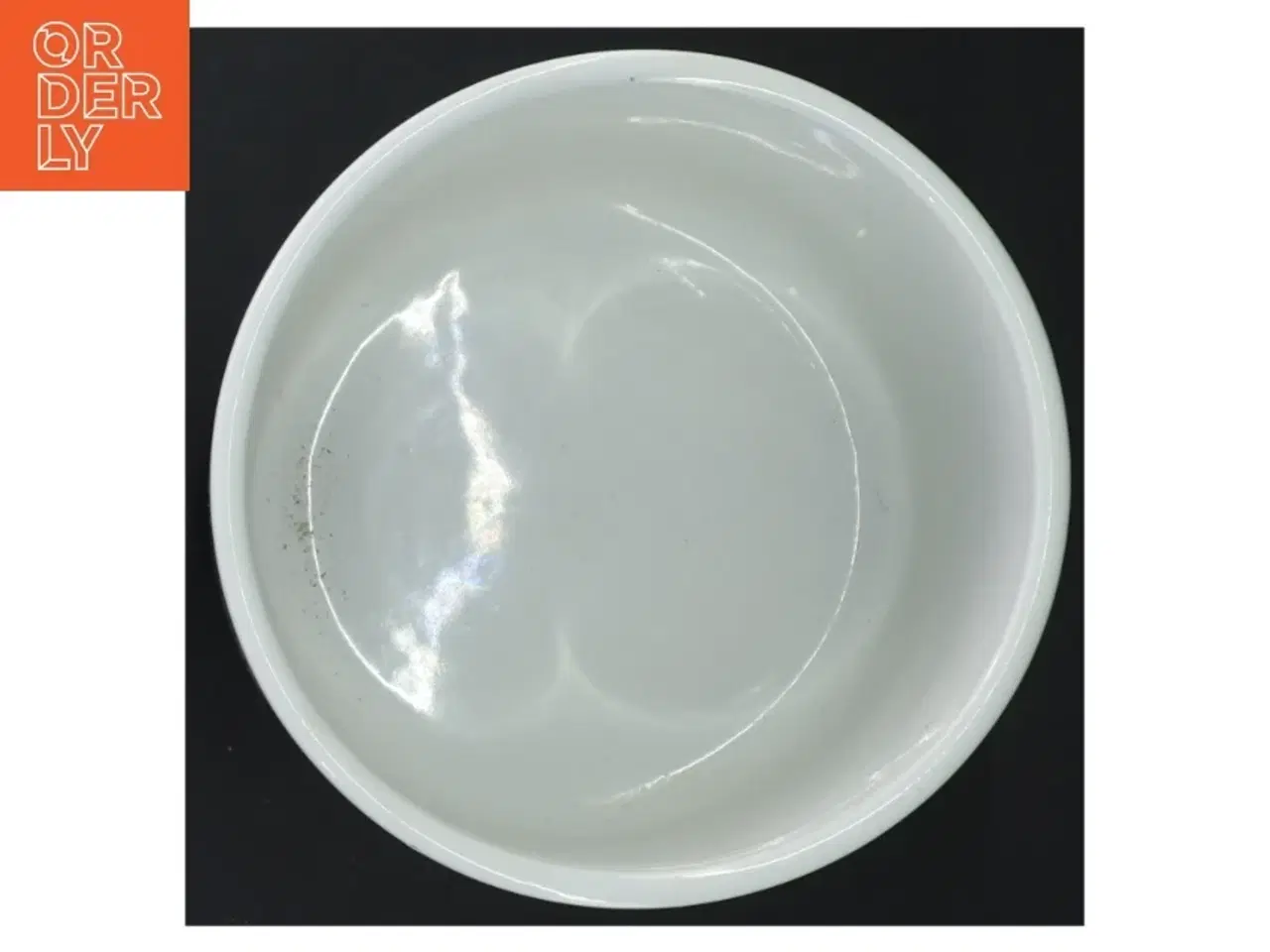 Billede 2 - Hvid porcelænspotte fra Relief Strip Denmark (str. H. 11,5 cm, ø. 14,5 cm)