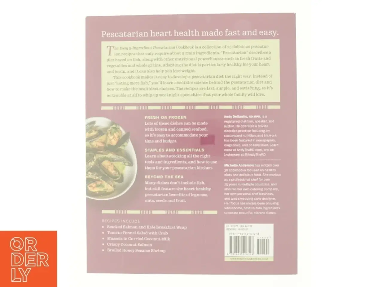 Billede 2 - The Easy 5-ingredient Pescatarian Cookbook (Bog)