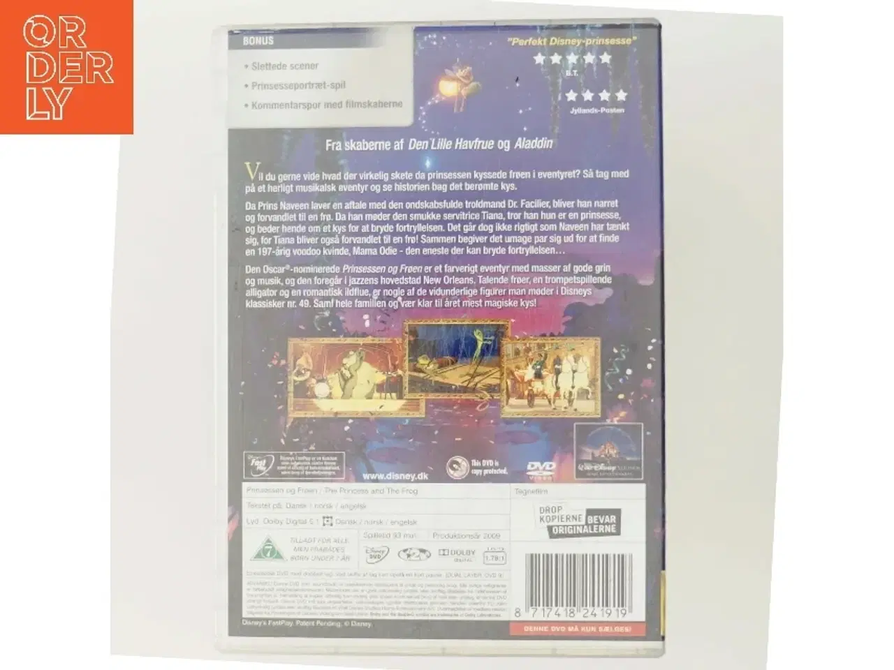 Billede 3 - Prinsessen og frøen fra Walt Disney med Anika Noni Rose (DVD)