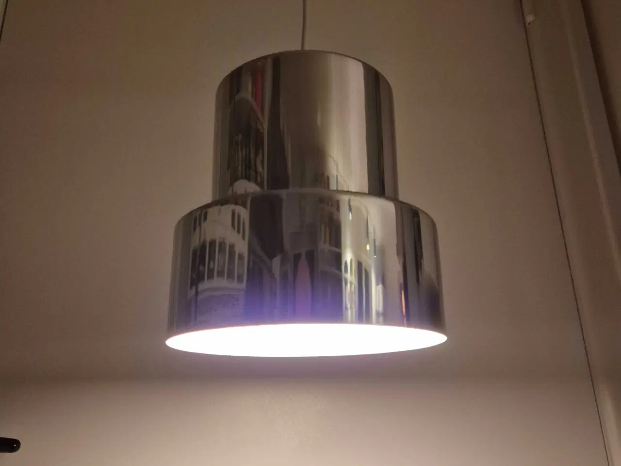 Billede 5 - Stålblank retrolampe fra Louis Poulsen 