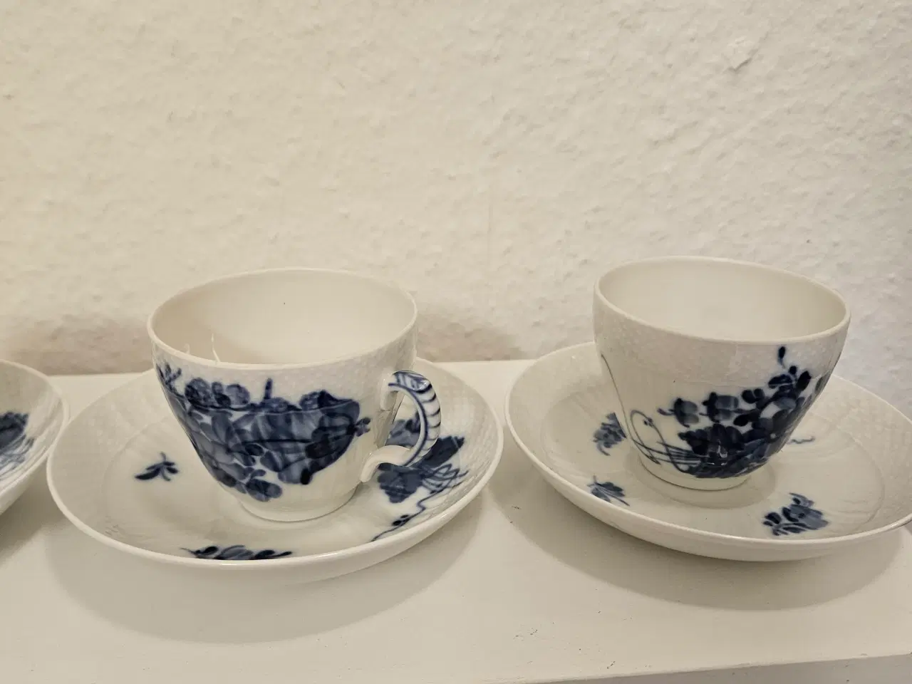 Billede 3 - Royal Copenhagen Blå Blomst kaffekopper 