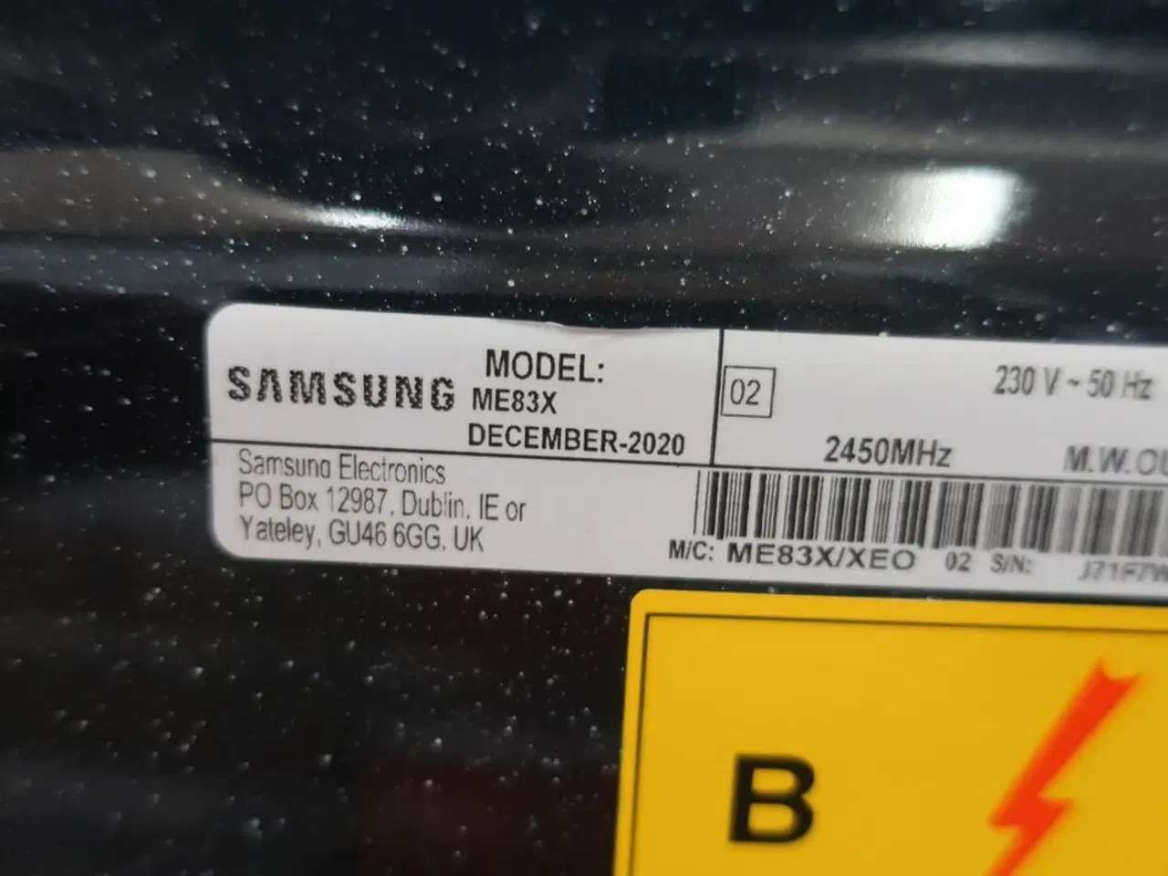 Billede 5 - Mikrobølgeovn SAMSUNG ME83X