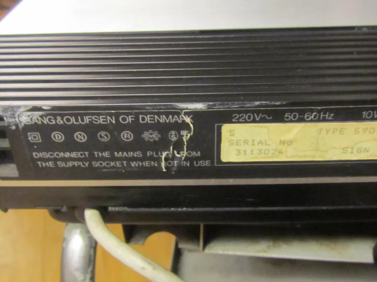 Billede 4 - BEOGRAM 3000 TANGENTIAL RESERVERET