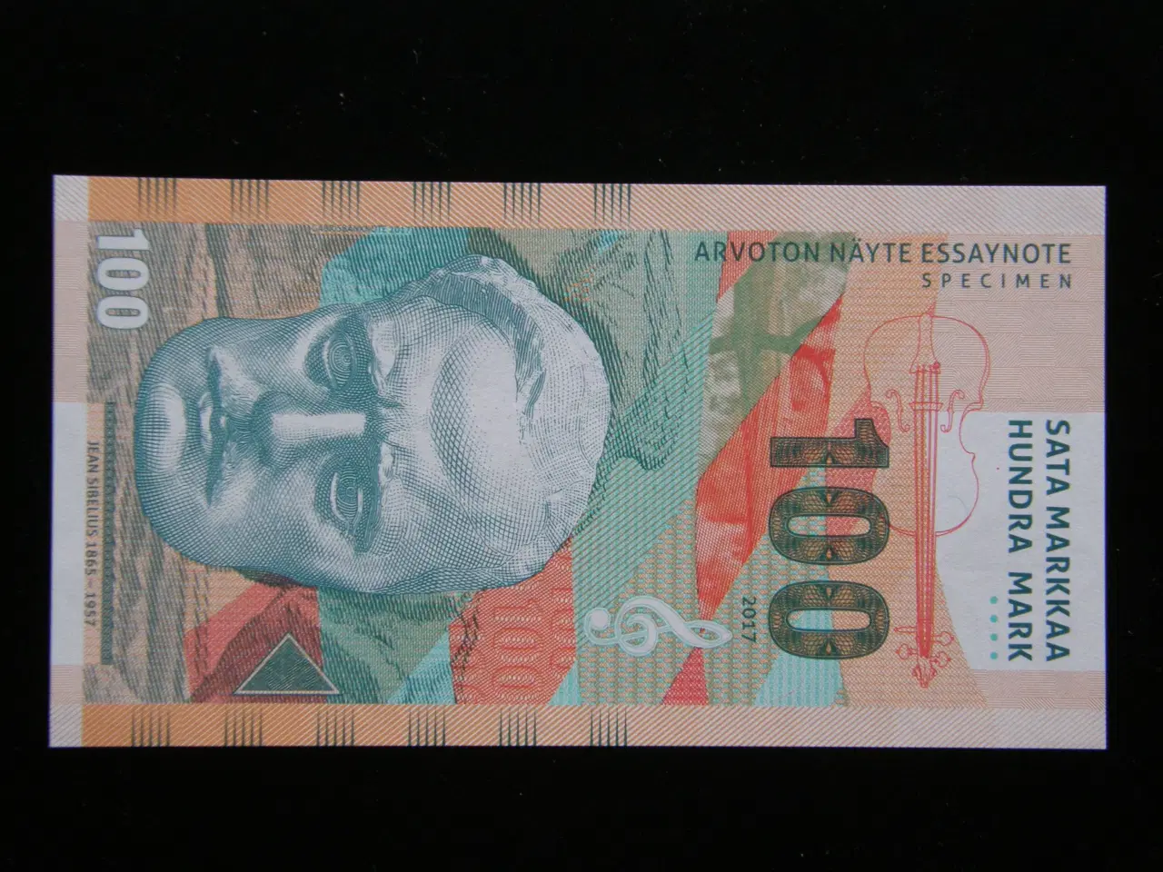 Billede 1 - Finland  100 Markkaa 2017 Specimen  Unc.