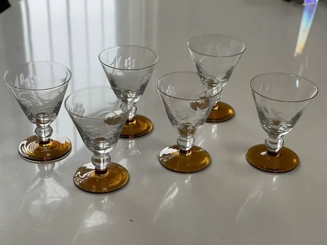 Billede 1 - Lis Holmegård portvin glas