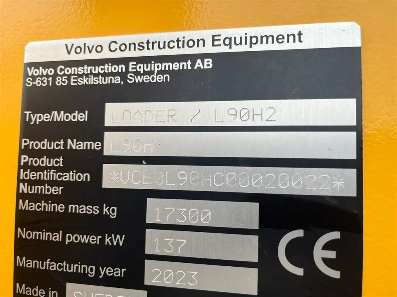 Billede 2 - Volvo L90H H2 Dansk-Maskine med CDC, BSS, Lock-UP, 650mm hjul & centralsmørring