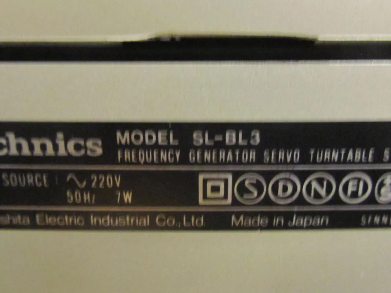 Billede 6 - TECHNICS SL-BL3---TANGENTIAL