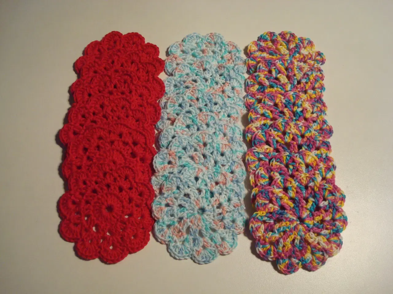 Billede 1 - Glasbrikker/costers  Pris er for 6 stk.