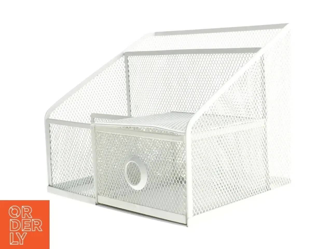 Billede 1 - Metalmesh skrivebordsorganisator (str. 26 x 21 cm)