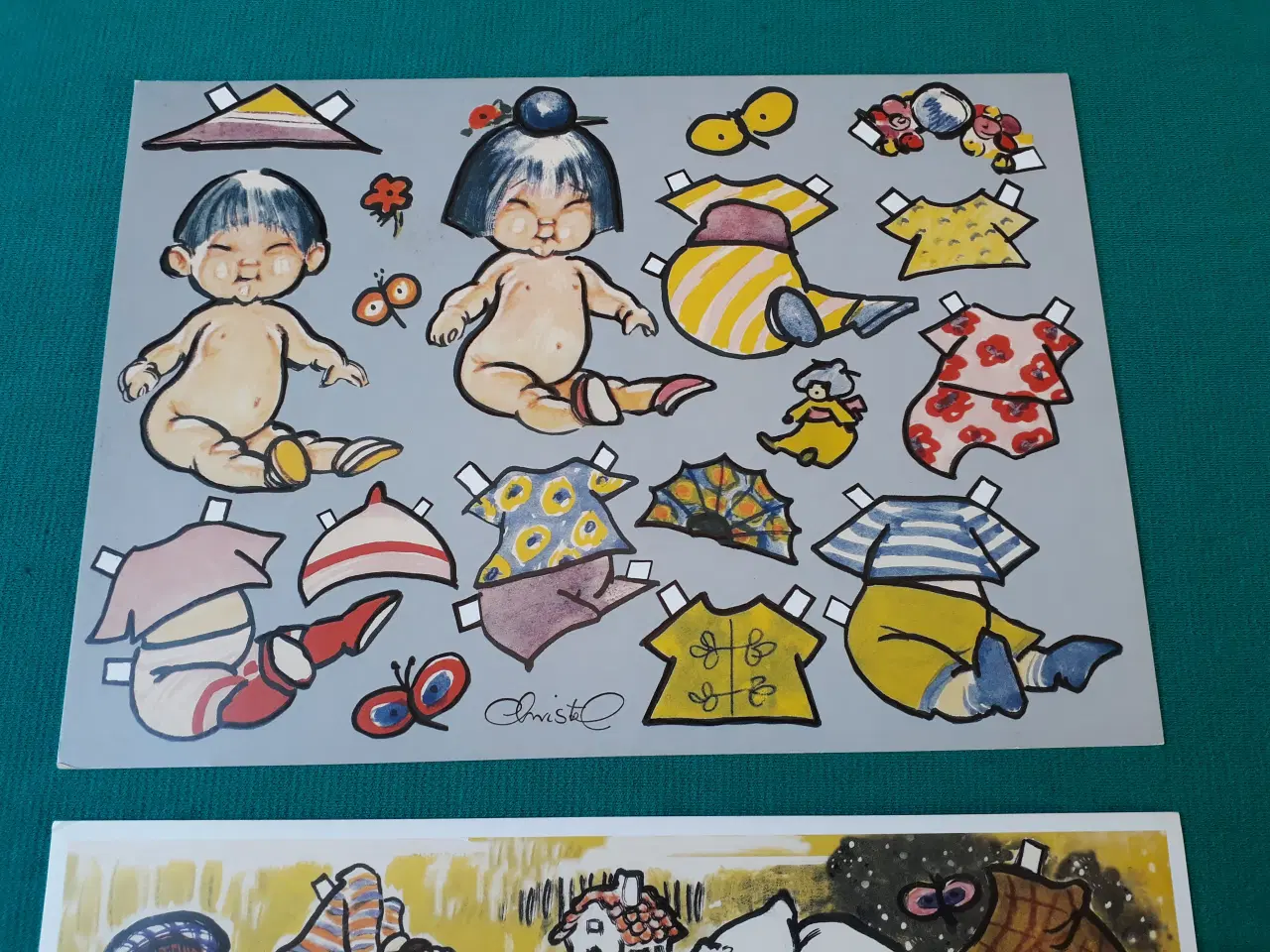 Billede 6 - Christel, Marie og Modeark Påklædningsdukker