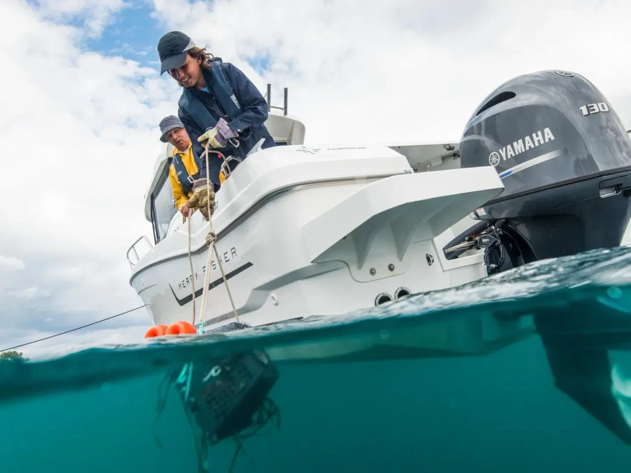 Billede 19 - Yamaha 130 HK - Fjernbetjent, Elektronisk start, Powertrim