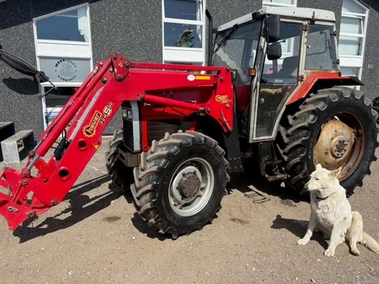 Billede 2 - Massey Ferguson 375 M. HAUER POM 90 FRONTLÆSSER