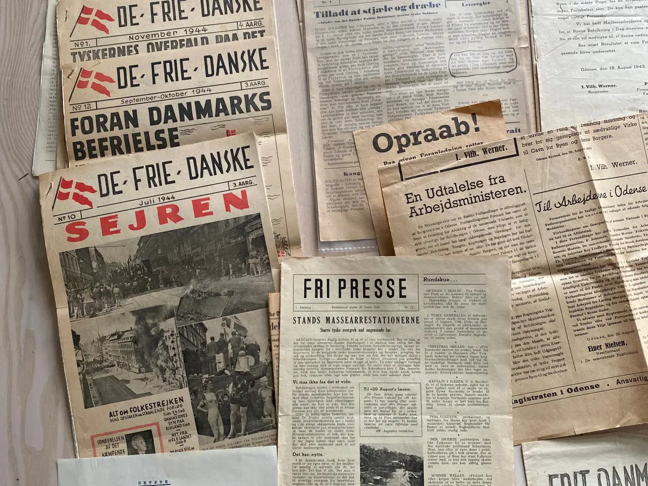 Billede 4 - 2. Verdenskrig diverse papirer