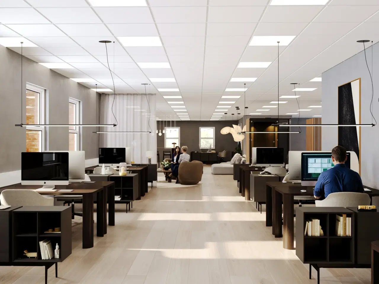 Billede 2 - Stilfuldt kontorlejemål med plads til 66 medarbejdere