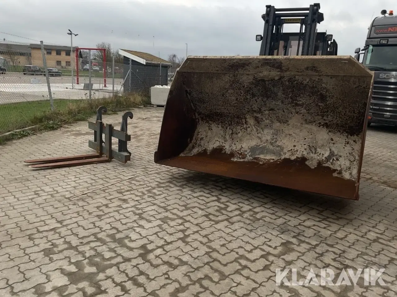 Billede 3 - Skovl + gafler Stallex