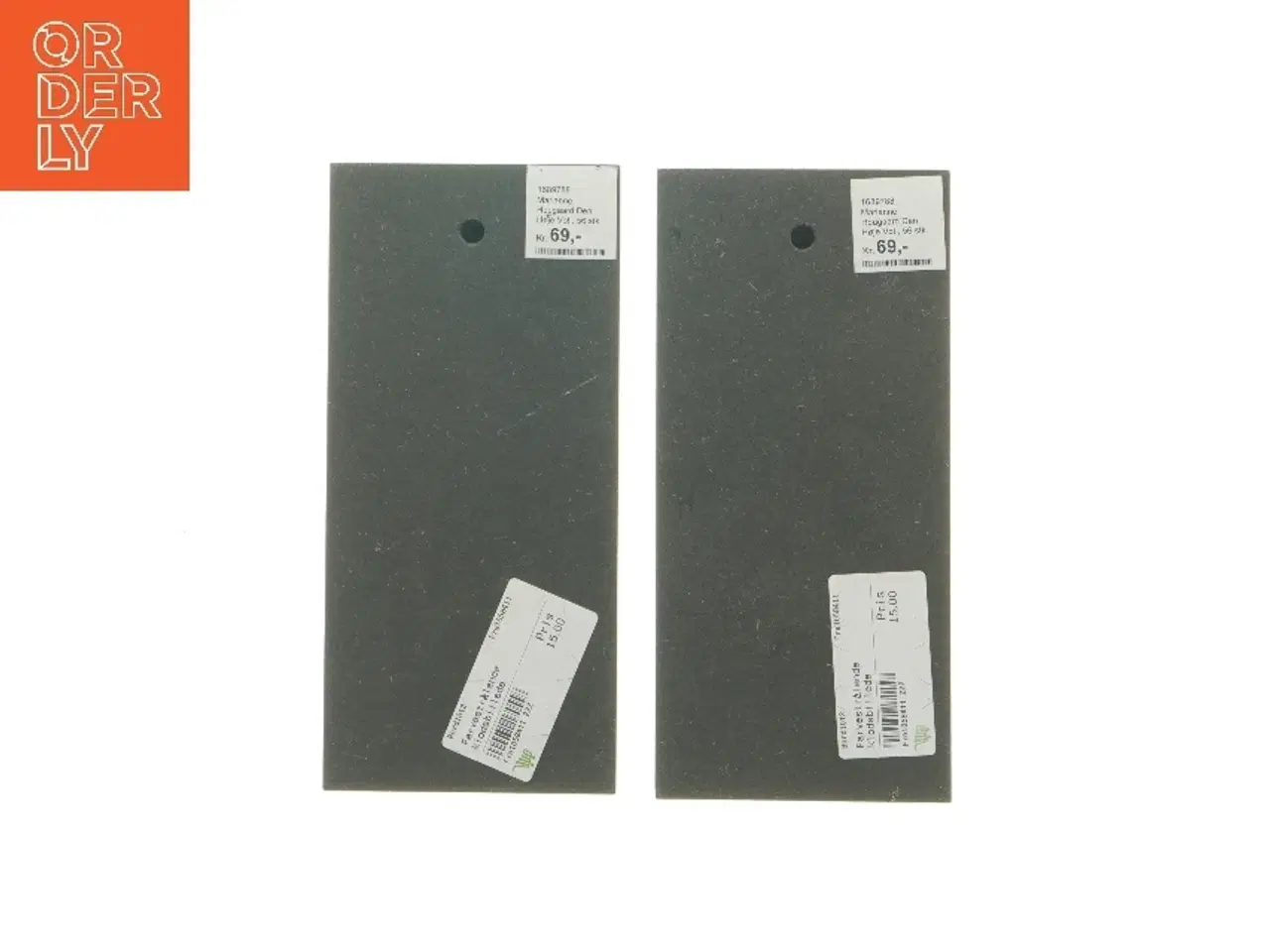 Billede 3 - To vægdekorationer med tegninger fra Marianne Hougaard (str. 20x9,5 cm)