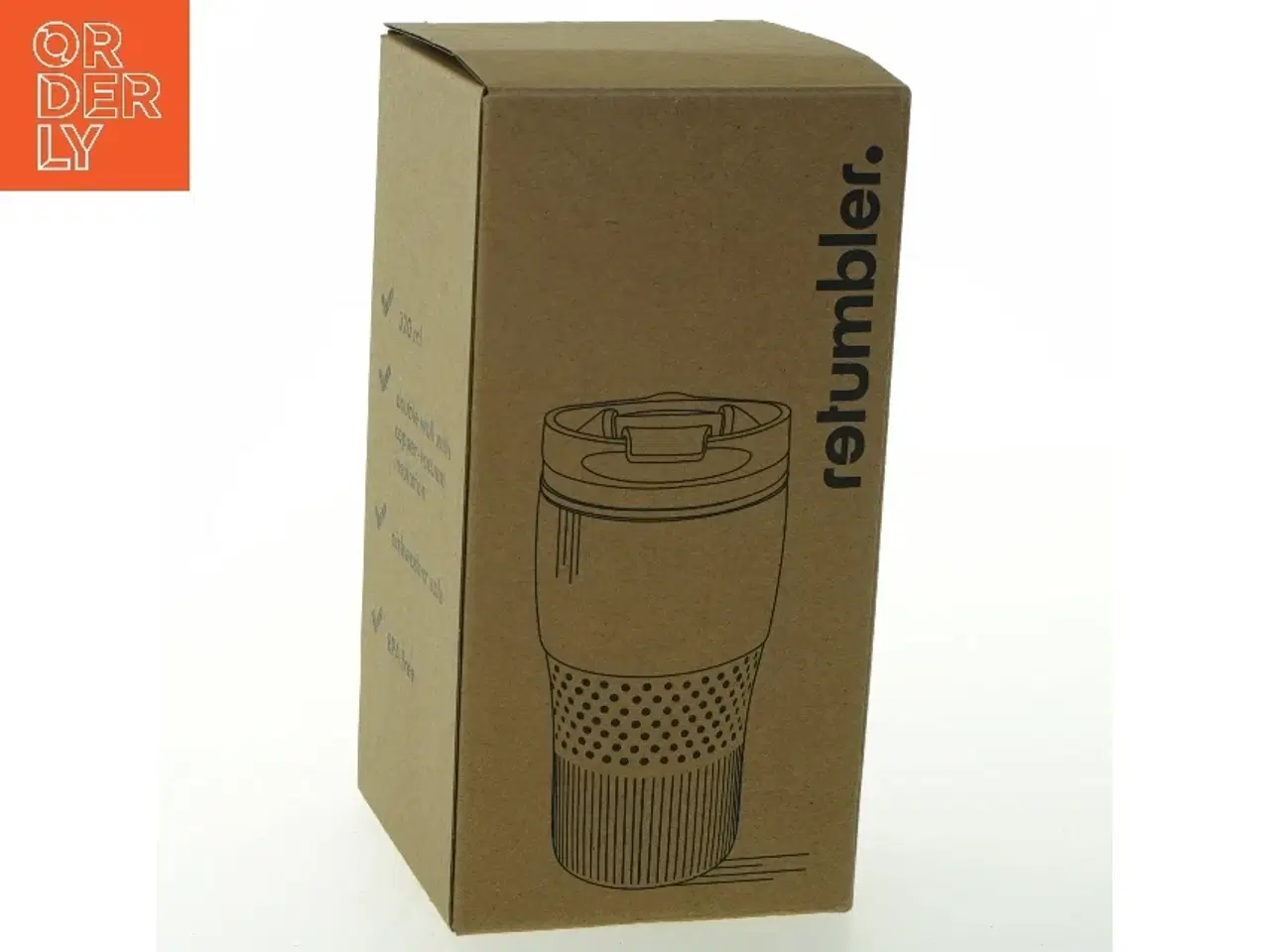 Billede 1 - Genanvendelig Rejsekrus fra Retumbler (str. 17x8 cm)