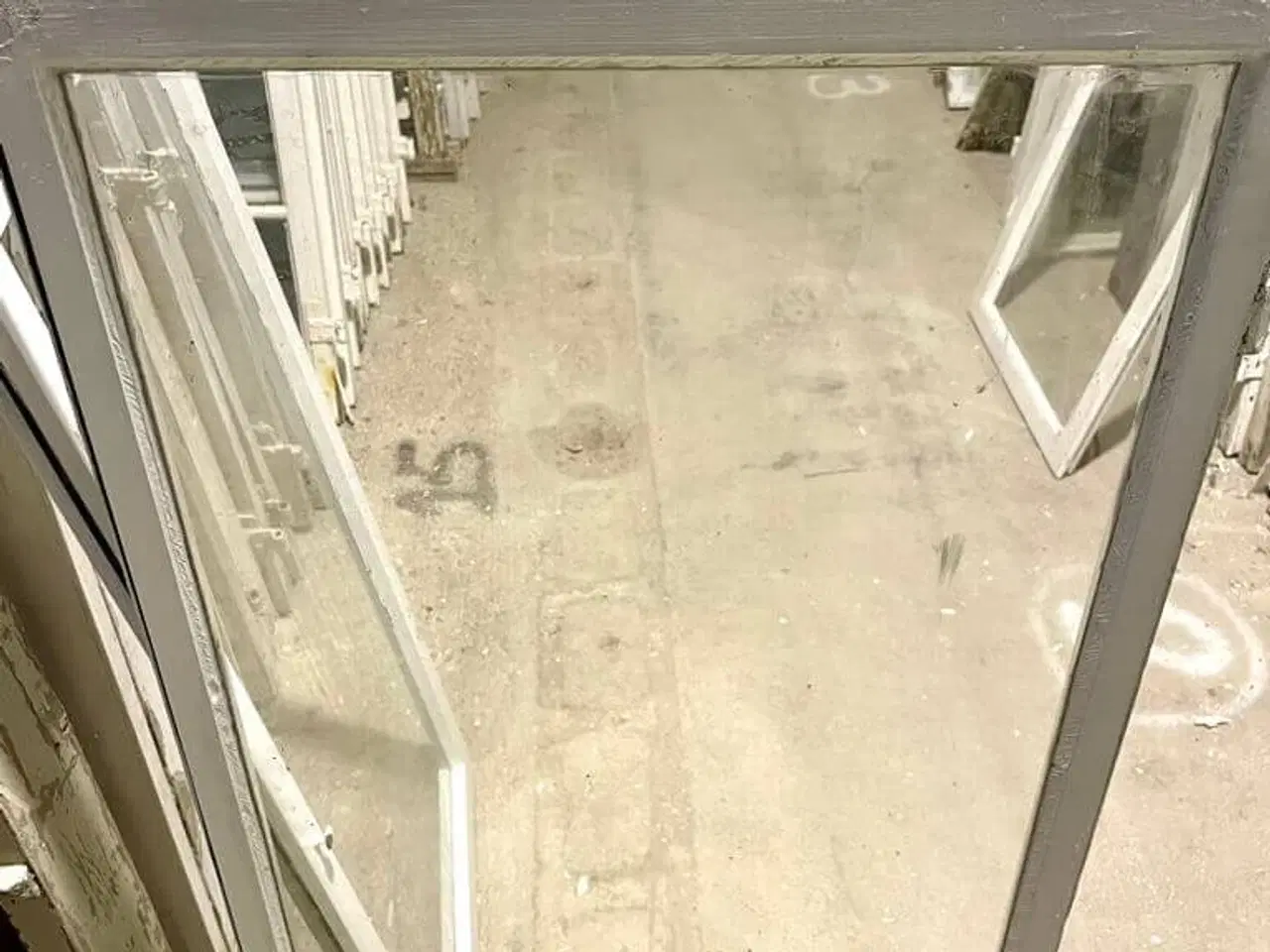 Billede 2 - Almindelig forsatsramme m. flot-glas (580 x 1134 mm)